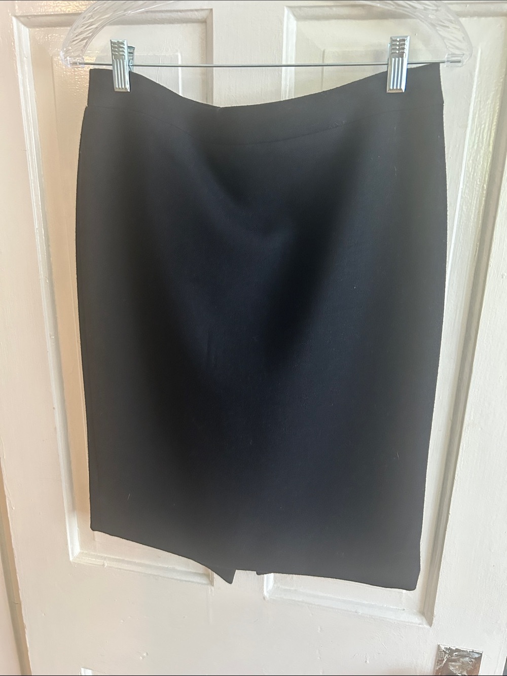 J. Crew Black Wool Pencil Skirt